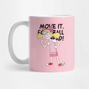 Move it, Football Head! Mug